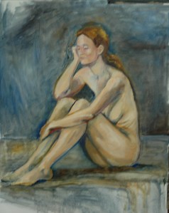 Seated Nude, WIP