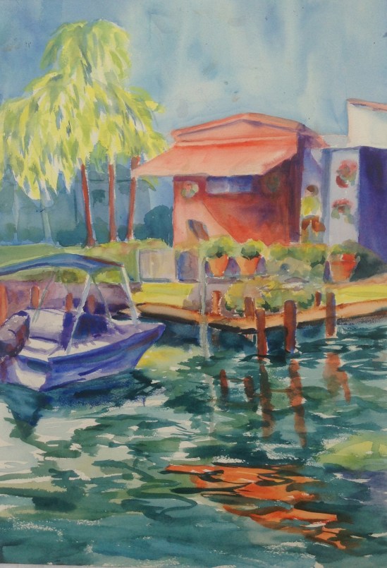 Home in Goodland, from gazebo at MarGood park