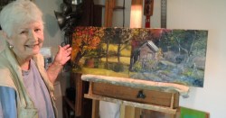 Me and my two Chapla paintings