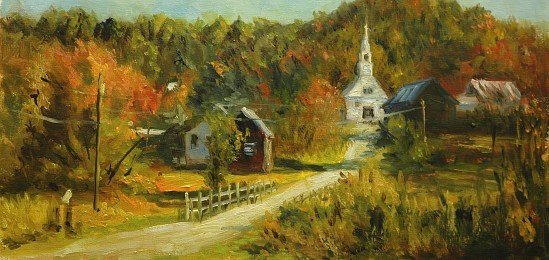 Waits River, the painting