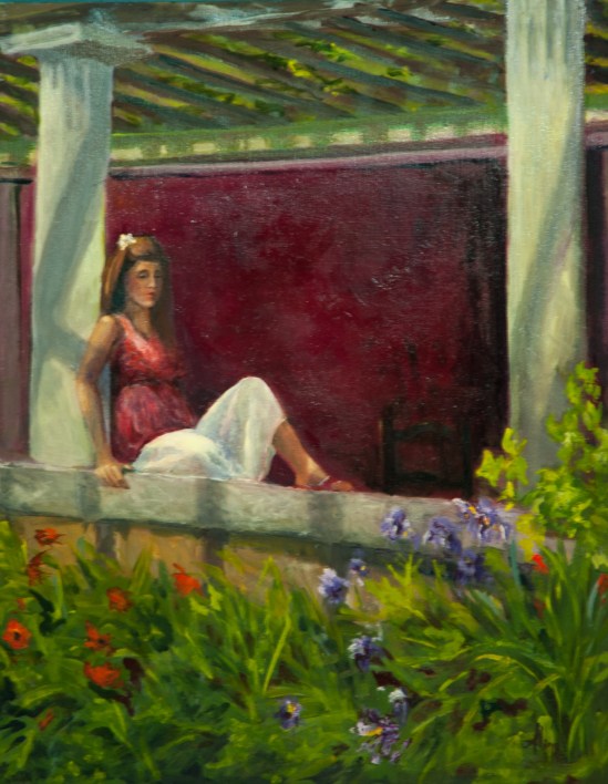 At St Gaudens' Studio